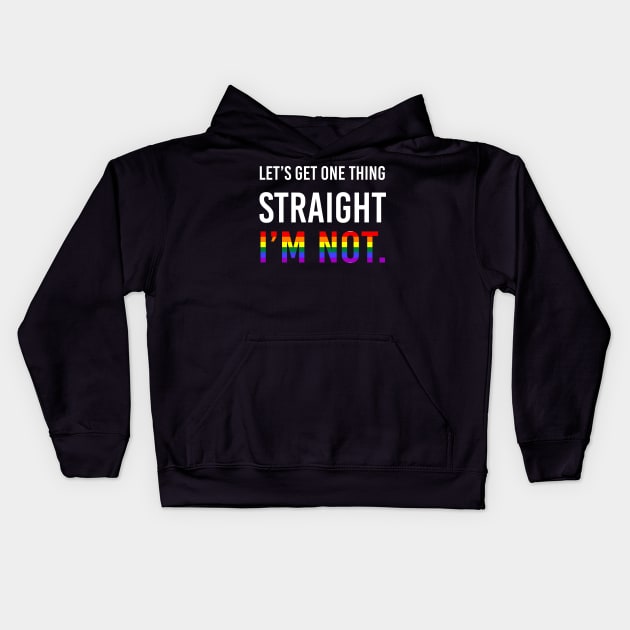 Let's Get One Thing Straight I'm Not Kids Hoodie by Scar